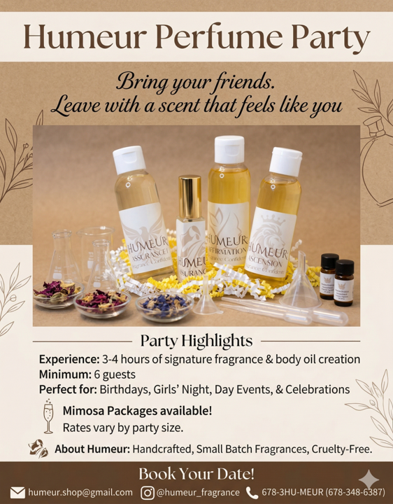 Scented Memories — Host a Humeur Perfume Party